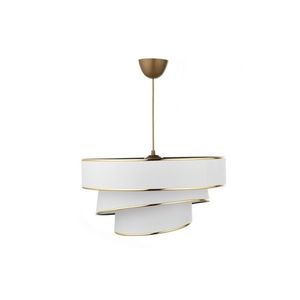 Závěsný lustr Couper - White, Gold obraz