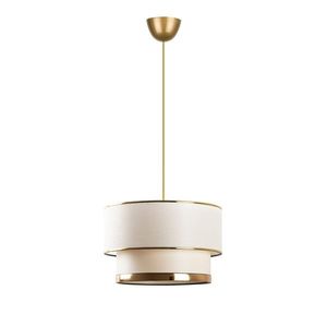 Závěsný lustr Cake - Cream, Gold obraz