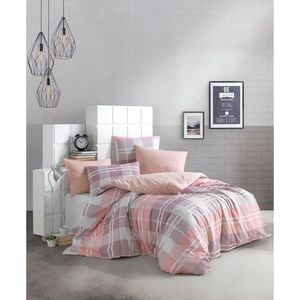 BedTex Bavlněné povlečení Mark růžová, 140 x 200 cm, 70 x 90 cm, 140 x 200 cm, 70 x 90 cm obraz