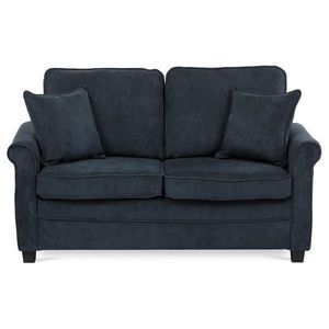 Dvoumístná pohovka ASB-4170 BLUE2, manžestr, modrá obraz