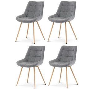 Sada jídelních židlí CT-394 GREY2, 4 ks obraz