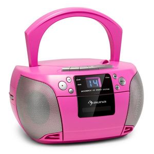 Auna Harper, CD radiomagnetofon, CD přehrávač, bluetooth, kazety, FM, AUX, USB obraz