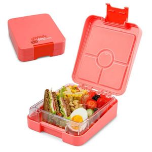 Klarstein schmatzfatz easy, svačinkový box, 4 přihrádky, 18 × 15 × 5 cm obraz