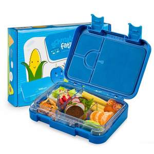 Klarstein Schmatzfatz junior, svačinový box, 6 přihrádek, 21, 3 × 15 × 4, 5 cm, bez BPA obraz