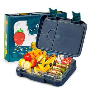 Klarstein Schmatzfatz junior, svačinový box, 6 přihrádek, 21, 3 × 15 × 4, 5 cm, bez BPA obraz