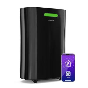 Klarstein AeroDry Smart 12 odvlhčovač vzduchu, 12 l/den, 18 m², senzor vlhkosti, ovládání pomocí aplikace, 135 m³/h obraz