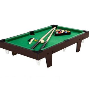 GamesPlanet® 40542 Mini kulečník pool s příslušenstvím 92 x 52 x 19 cm, hnědá obraz