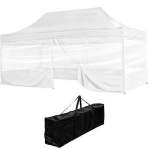 INSTENT PRO 58617 Zahradní párty stan 3 x 6 - nůžkový - bílý obraz