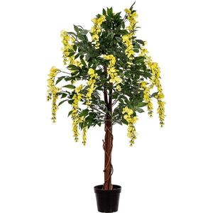PLANTASIA 91593 Umělý strom, 120 cm, Wisteria žlutá obraz