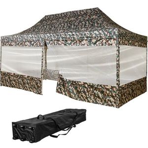 Instent PRO Zahradní párty stan, nůžkový, 3 x 6 m woodland obraz