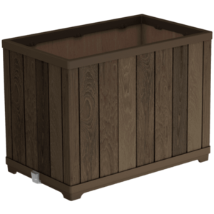 Květináč DECO RECTANGLE TALL WALNUT obraz