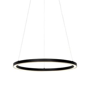 Závěsné svítidlo černé 60 cm vč. LED 3-stupňové stmívání - Girello obraz