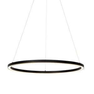 Závěsné svítidlo černé 80 cm vč. LED 3-stupňové stmívatelné - Girello obraz