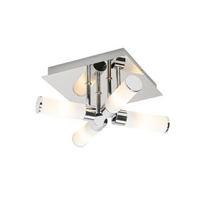 Moderní stropní lampa do koupelny chrom 4-světlo IP44 - Bath obraz