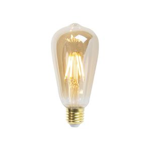 Stmívatelná LED žárovka E27 ST64 Goldline 5W 380lm 2200K obraz