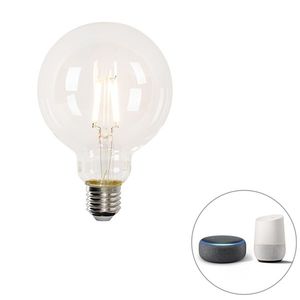 Chytrá LED žárovka E27 G95 4, 5W 470lm 1800-4000K obraz