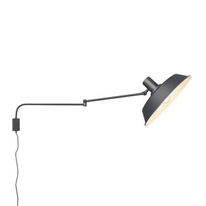 Nástěnná lampa černá nastavitelná s vypínačem - Danielle obraz