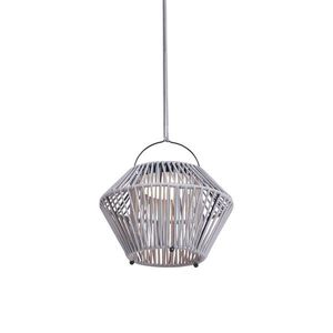 Bohemian stolní lampa šedá vč. LED 3-stupňové stmívatelné IP54 solární dobíjecí - Duco obraz