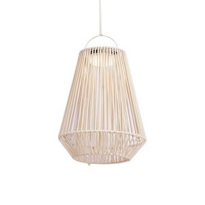 Bohemian stolní lampa béžová vč. LED 3-krokové stmívatelné IP54 solární dobíjecí - Duca obraz