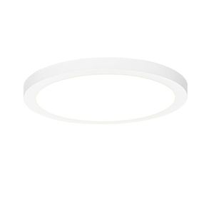 Přisazené nebo zapuštěné bodové svítidlo bílé 30 cm vč. LED 3-krokové stmívání do tepla - Trans obraz