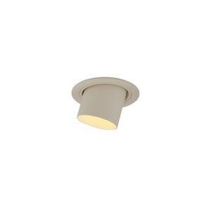 Moderní zapuštěné bodové svítidlo béžové GU10 50 mm kulaté otočné - Installa obraz