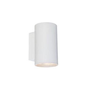 Chytrá nástěnná lampa kulatá bílá vč. 2 WiFi GU10 - Sandy obraz