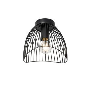 Designové stropní svítidlo černé 20 cm - Pua obraz