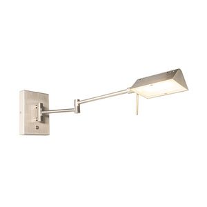 Designová nástěnná lampa ocel včetně LED stmívatelná - Notia obraz