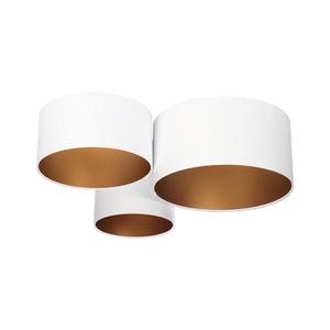 Stropní svítidlo SPACE 3xE27/60W/230V bílá/zlatá obraz
