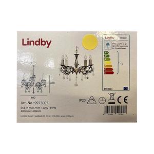 Lindby Lindby - Lustr na řetězu KORA 5xE14/40W/230V obraz