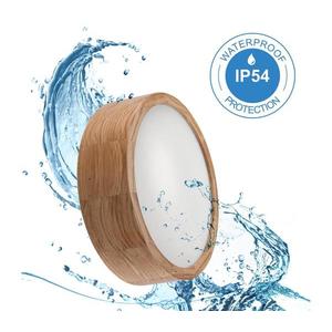 Stropní svítidlo OAK 2xE27/15W/230V IP54 dub ø 27 cm obraz