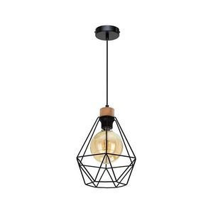 21822104-Lustr na lanku DIAMENT 1xE27/60W/230V dub– obraz