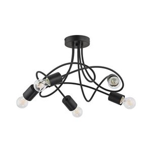 Přisazený lustr TARGO 5xE27/15W/230V černá obraz
