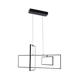 ONLI ONLI - LED Lustr na lanku SQUID LED/60W/230V 4000K černá obraz