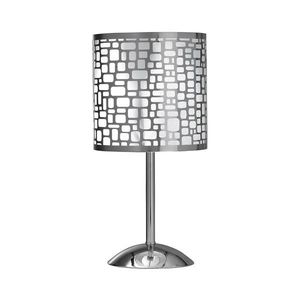 ONLI ONLI - Stolní lampa BRUCE 1xE27/15W/230V 40 cm matný chrom obraz
