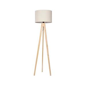 Stojací lampa ROLLER 1xE27/60W/230V borovice krémová obraz