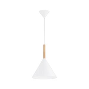 Lustr na lanku FUKS 1xE27/15W/230V bílá/béžová obraz