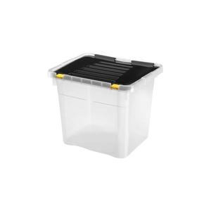 UTC Úložný box 36 l černá/čirá obraz