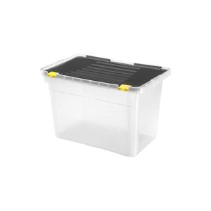 UTC Úložný box 54 l černá/čirá obraz