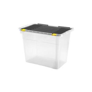 UTC Úložný box 100 l černá/čirá obraz