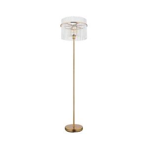 Globo Globo 15698SM - Stojací lampa GORLEY 1xE27/60W/230V zlatá obraz