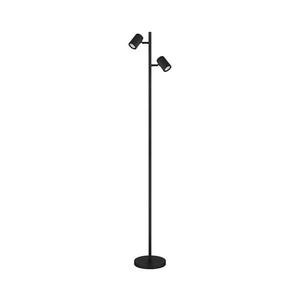 Globo Globo 57918SB - Stojací lampa JAMES 2xGU10/5W/230V černá obraz