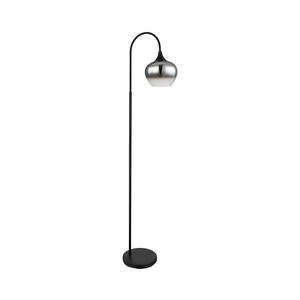 Globo Globo 15548S - Stojací lampa MAXY 1xE27/40W/230V černá/kouřová obraz