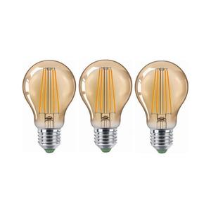 Brilagi SADA 3x LED Žárovka CLASIC AMBER A60 E27/9W/230V 2200K - Brilagi obraz