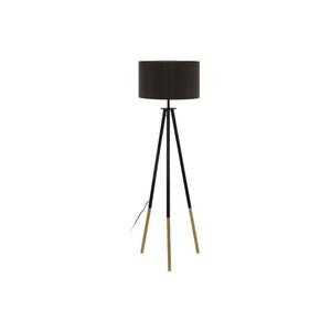 Eglo Eglo 55291 - Stojací lampa BIDFORD 1xE27/60W/230V černá/hnědá obraz