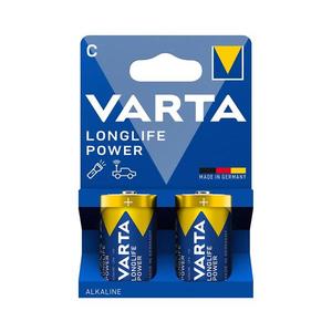 VARTA Varta 4914121422 - 2 ks Alkalické baterie LONGLIFE POWER LR14/C 1, 5V obraz
