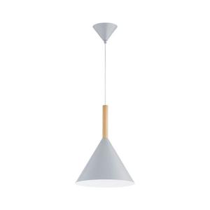 Lustr na lanku FUKS 1xE27/15W/230V šedá/béžová obraz