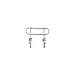 UTC Nástěnný věšák TWIST 13, 5x16, 5 cm lesklý chrom obraz