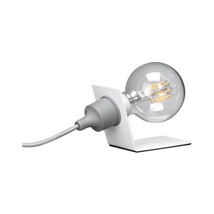 ONLI ONLI - Stolní lampa WIRE 1xE27/15W/230V 9 cm šedá/bílá obraz