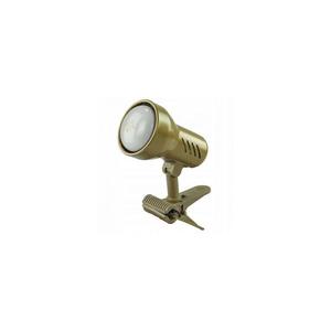Lampa s klipem KM 1xE14/24W/230V zlatá obraz